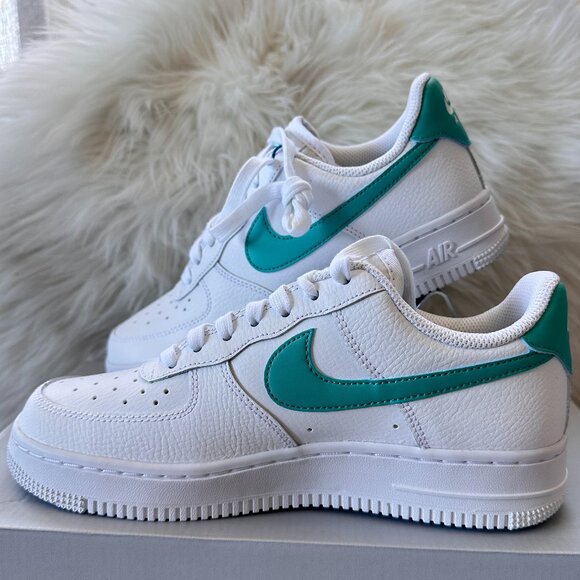 Nike Air Force 1 Low White Washed Teal DD8959-101 Women's Size 7 - Picture 2 of 7